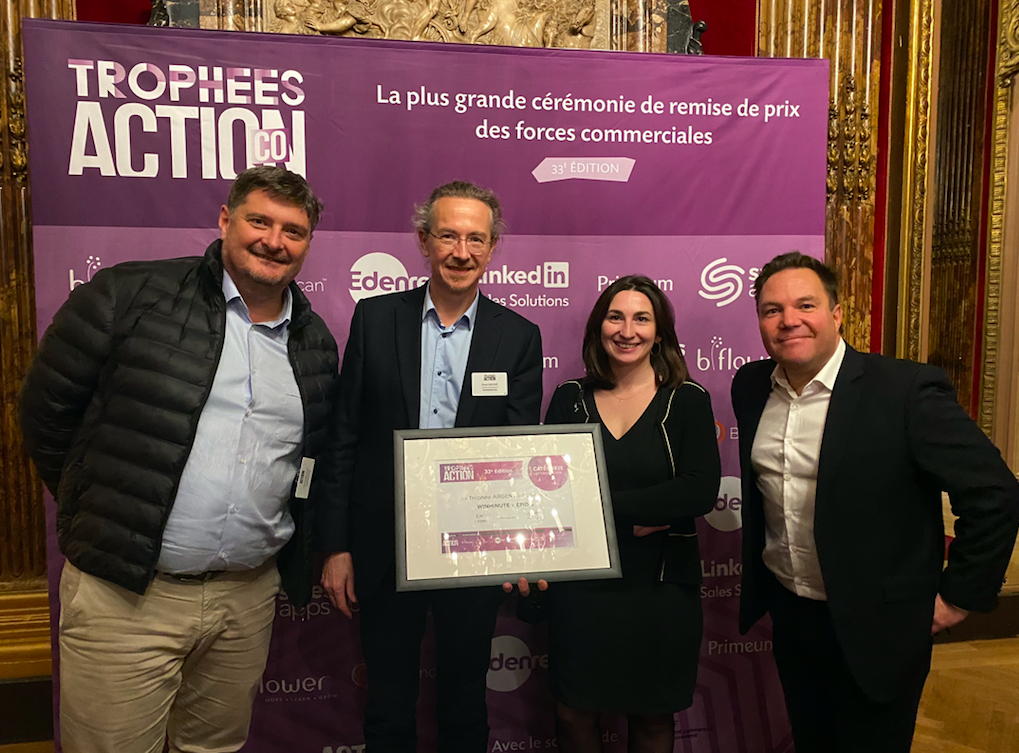 WinMinute reçoit un nouveau Trophée Action Co !