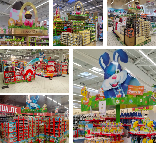 Les chocolats de Pâques de Ferrero